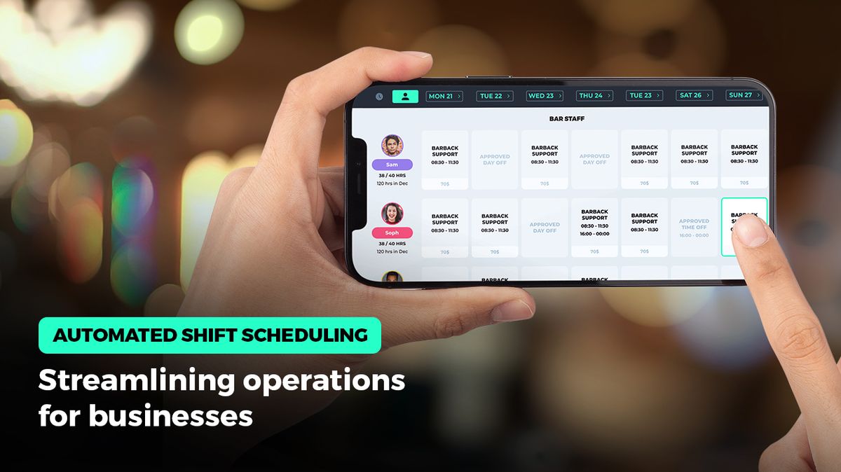 Automated shift scheduling: Streamlining operations for businesses